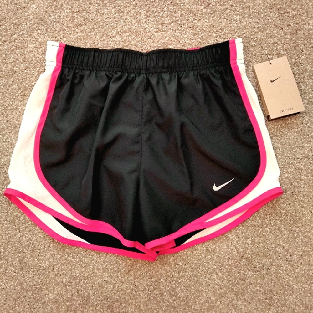 NWT Sz XS Nike Dri-Fit Black 3" Active Gym Training Shorts